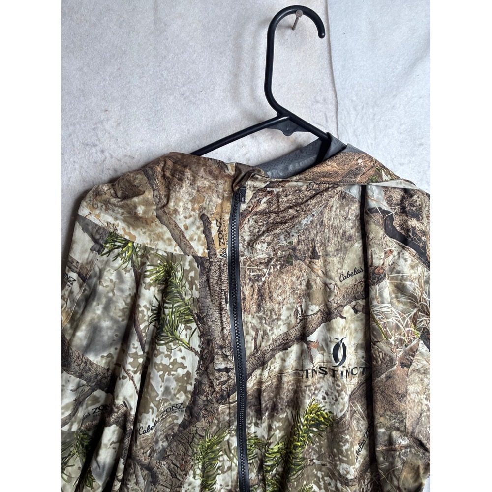 Cabelas Instinct Zonz Backcountry Camo Jacket Mens Large 4MOST DRY-PLUS M22JK175 - Picture 2 of 13